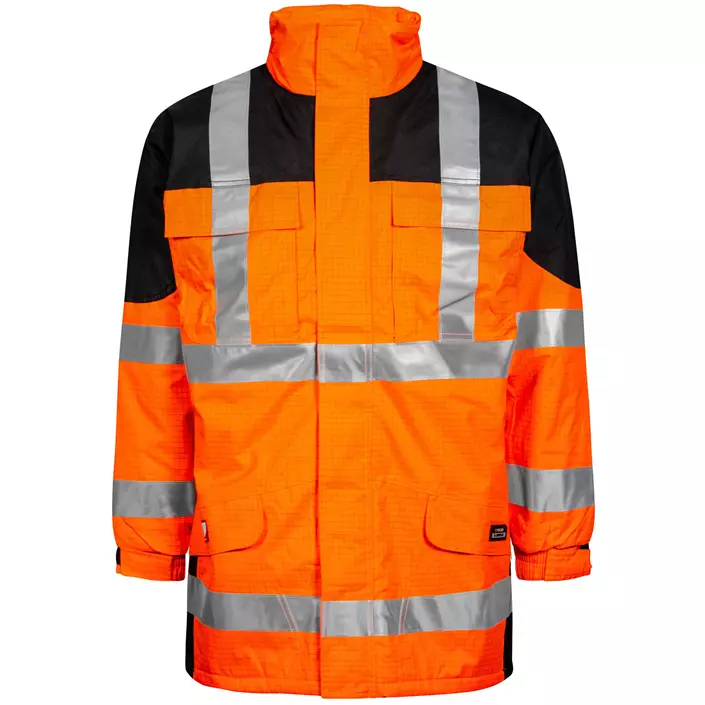 Lyngsøe winter jacket, Hi-Vis Orange/Black, large image number 0