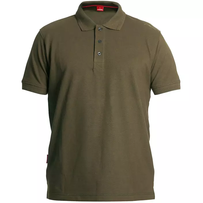 Engel Extend polo T-shirt, Forest green, large image number 0