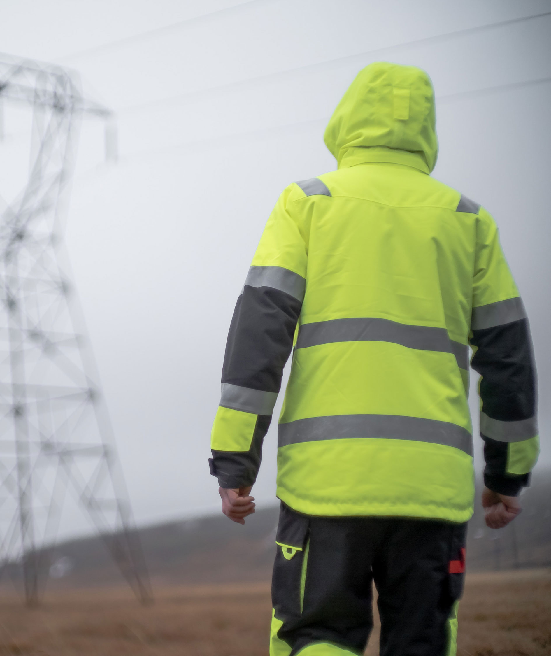 Helly Hansen Alna 2.0 winter jacket, Hi-vis yellow/charcoal, large image number 10