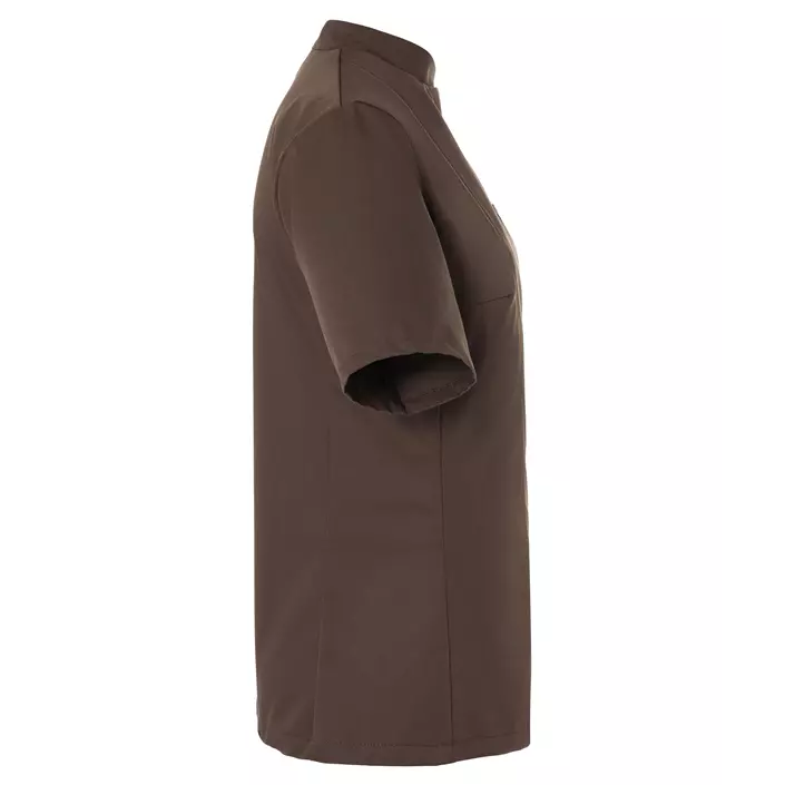 Karlowsky Greta short-sleeved women's chef jacket, Light Brown, large image number 4