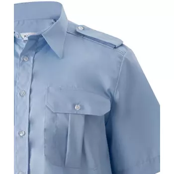 Kümmel Frank Classic fit short sleeves pilot shirt, Light Blue