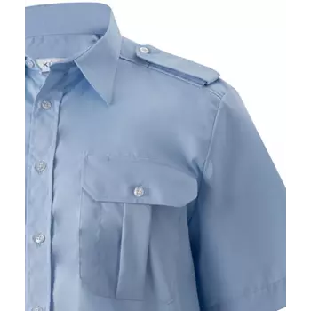 Kümmel Frank Classic fit kortärmad pilotskjorta, Ljusblå