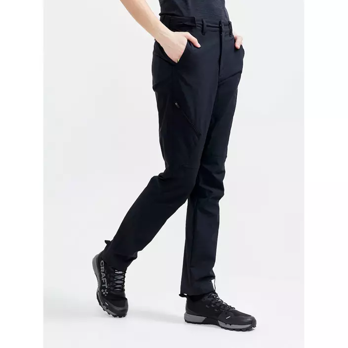 Craft ADV Explore Tech women's trousers, Black, large image number 2