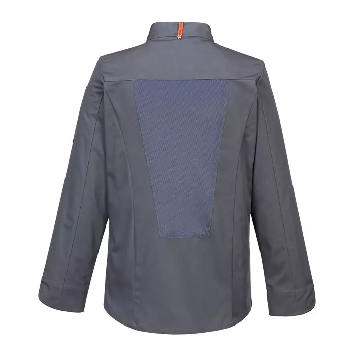 Portwest C838 chefs jacket, Grey, large image number 1