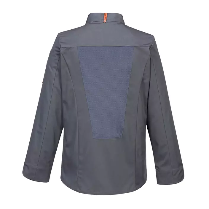 Portwest C838 chefs jacket, Grey, large image number 1