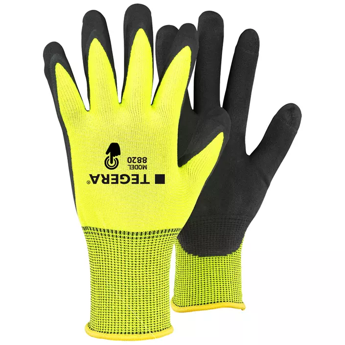 Tegera 8820 work gloves, Yellow/Black, large image number 0