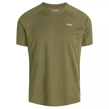 Zebdia sports tee T-skjorte, Armygrønn