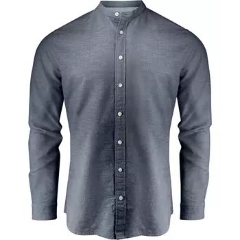 James Harvest Townsend linen shirt, Navy