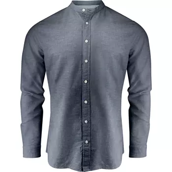 James Harvest Townsend linen shirt, Navy