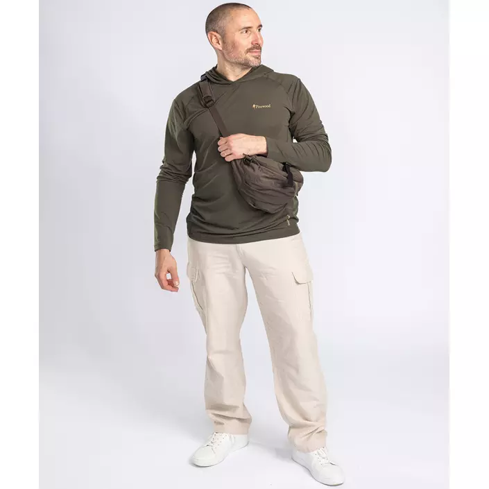 Pinewood Värnamo NartureSafe bukser med hør, Linen Beige, large image number 6