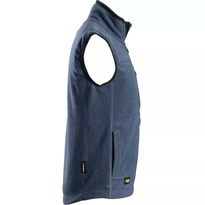 Snickers AllroundWork fleece vest, Marine Blue/Black, large image number 3