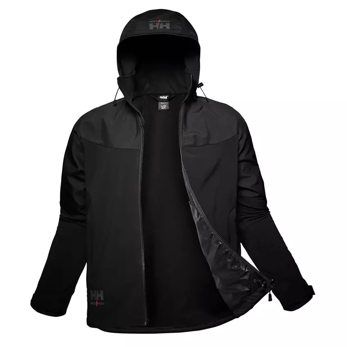 Helly Hansen Oxford softshell jacket, Black, large image number 3