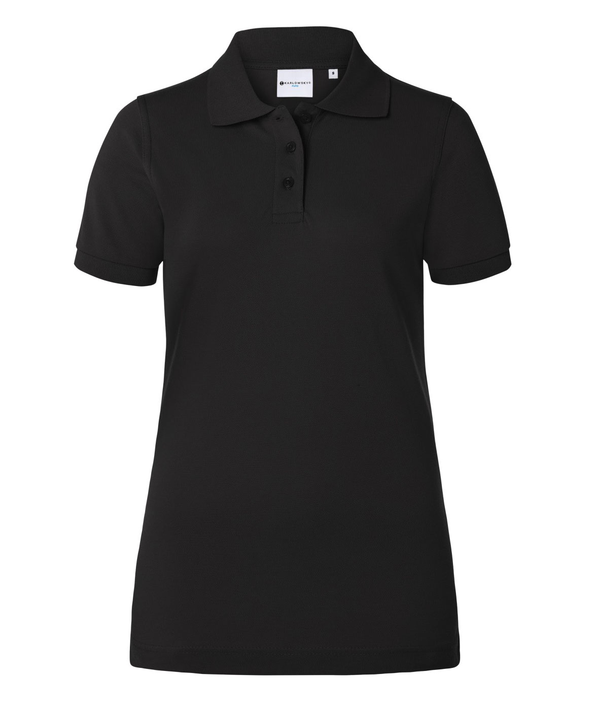 Karlowsky Basic Damen-Poloshirt, Black