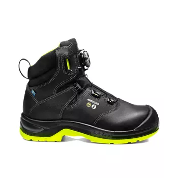 Arbesko 949 safety boots S3, Black/Lime