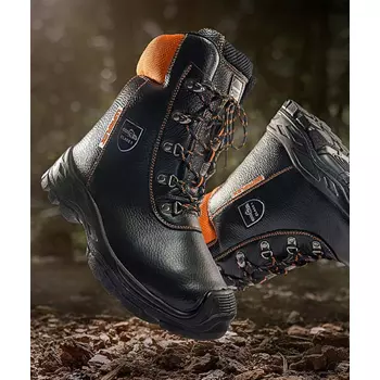 Lupriflex Forestry Eco Hunter chainsaw boots, Black