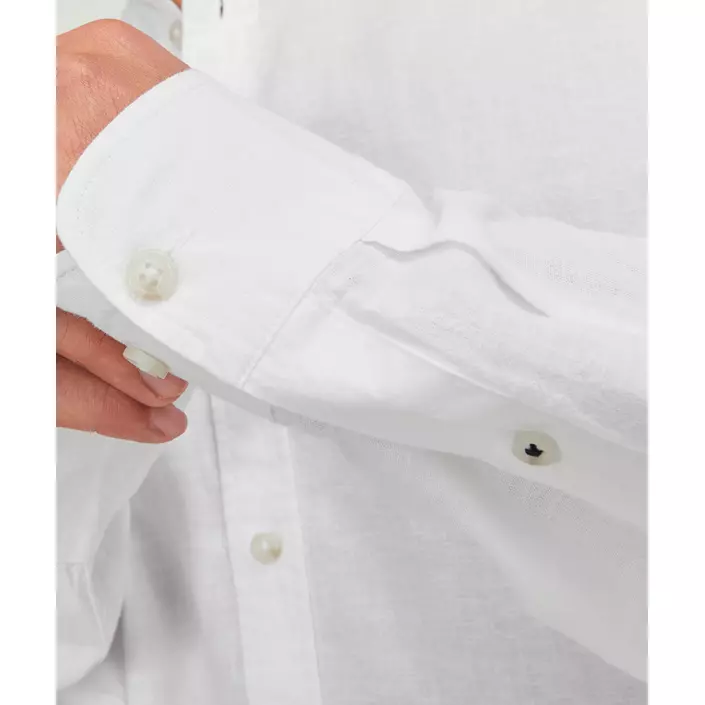 Jack & Jones JJESUMMER skjorta med linne, White, large image number 4