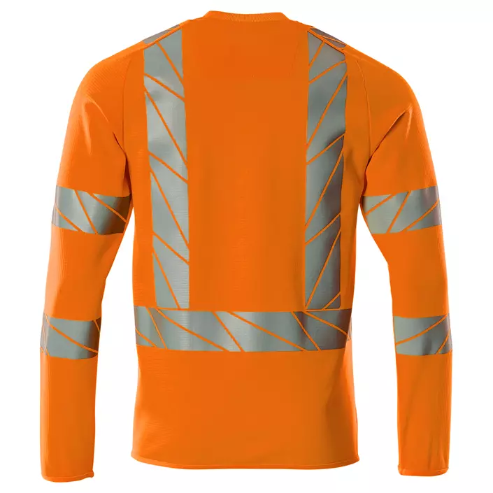 Mascot Accelerate Safe långärmad T-shirt, Varsel Orange, large image number 1