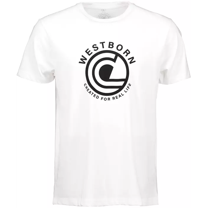 Westborn Logo T-shirt, White, large image number 0