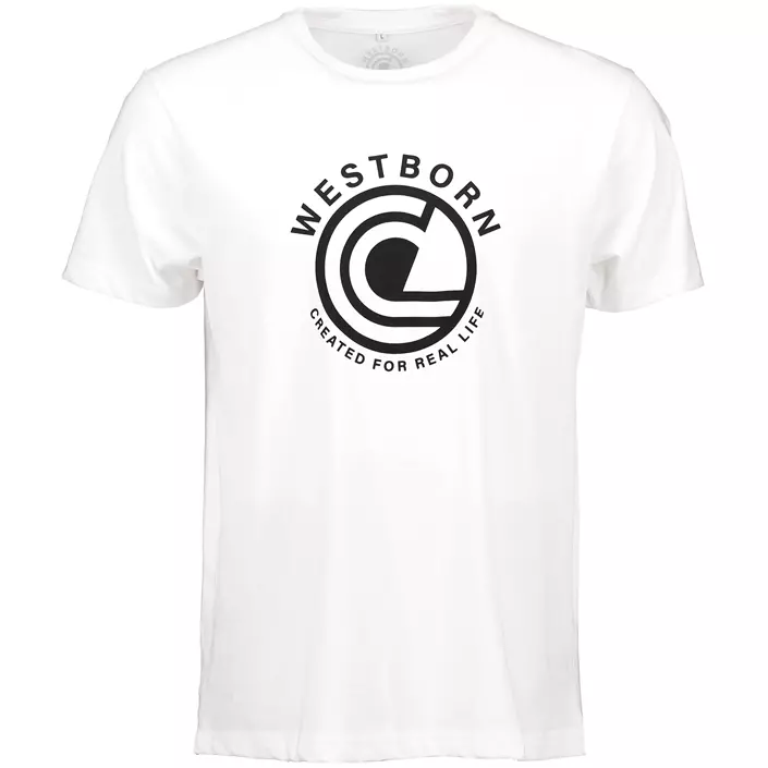 Westborn Logo T-shirt, White , large image number 0