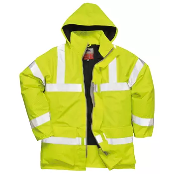 Portwest BizFlame rain jacket, Hi-Vis Yellow