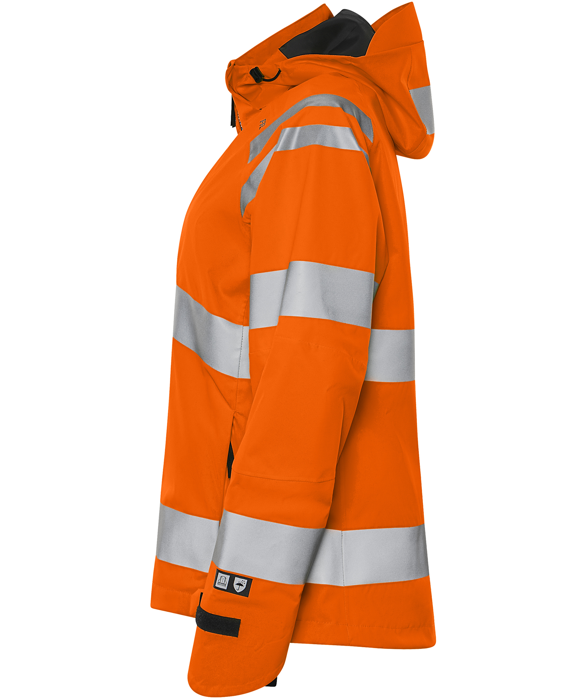 Fristads women's shell jacket 4681 GLPS, Hi-vis Orange, large image number 3