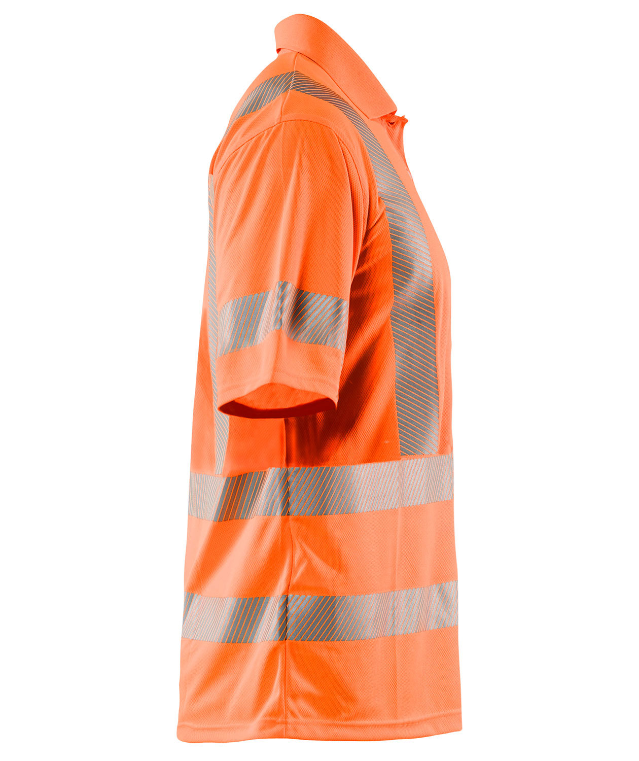Bl&aring;kl&auml;der UV polo T-skjorte, Hi-vis Orange, large image number 1
