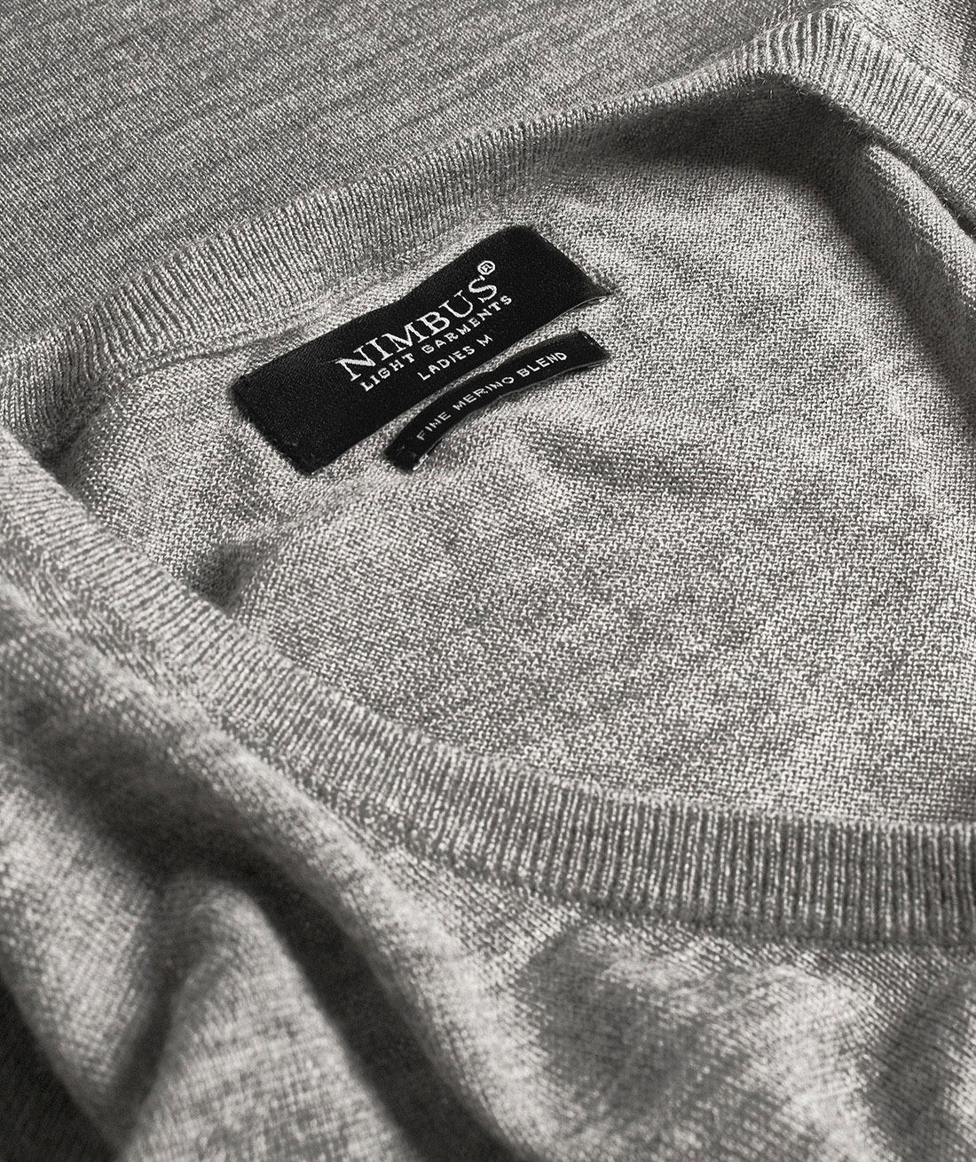 Nimbus Ashbury women's knitted pullover with merino wool, Grey melange, large image number 2