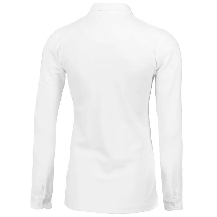 Nimbus Carlington langærmet dame Polo T-shirt, Hvid, large image number 1