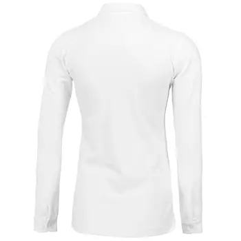 Nimbus Carlington langærmet dame Polo T-shirt, Hvid
