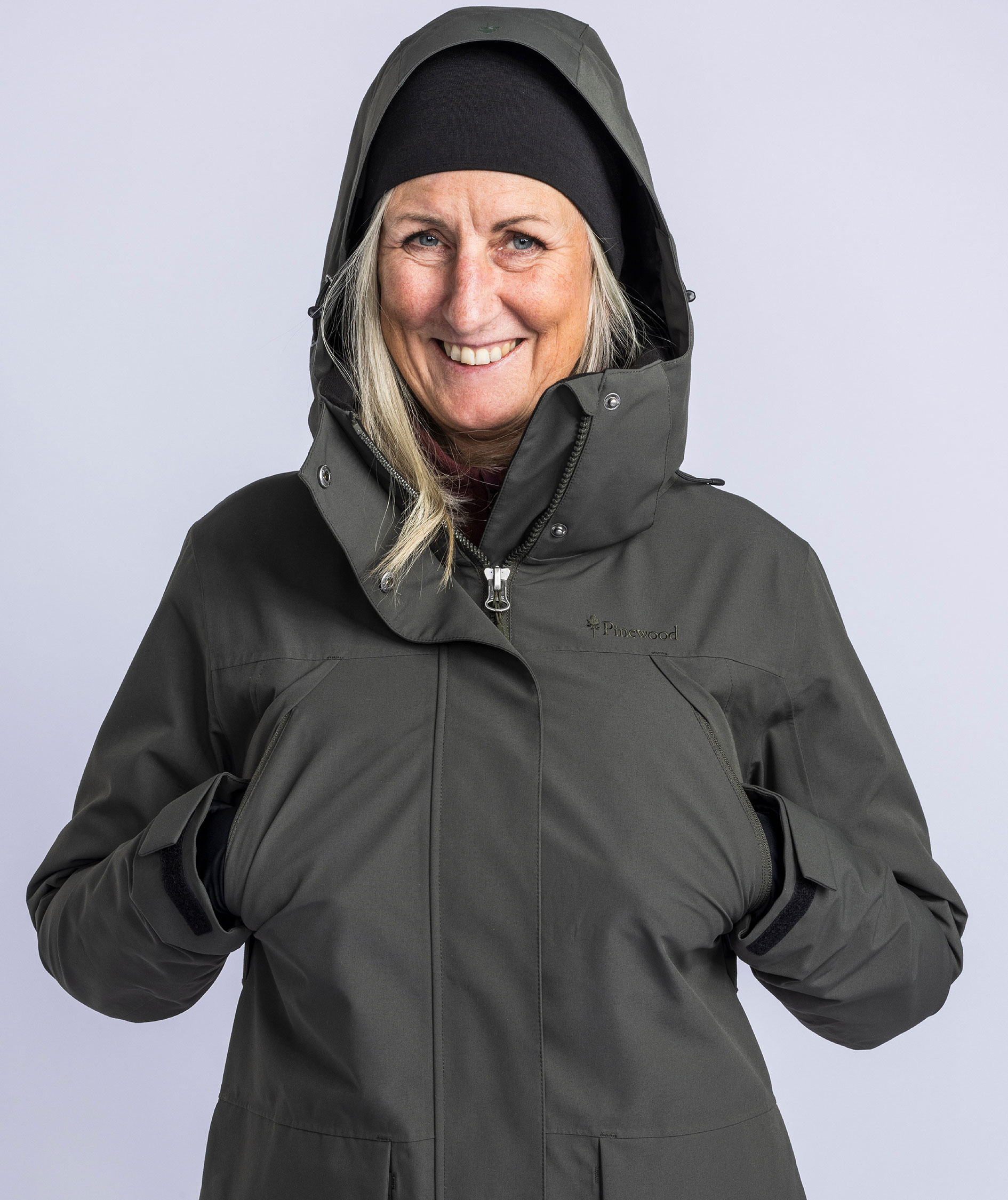 Pinewood dame regnparka, Dark Green, large image number 4