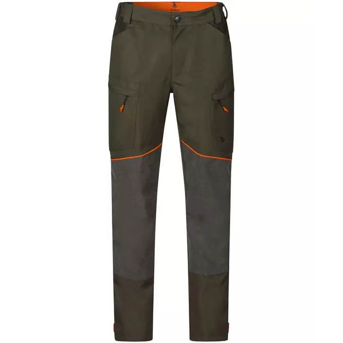 Seeland Venture trousers, Pine Green/Hi-Vis Orange, large image number 0