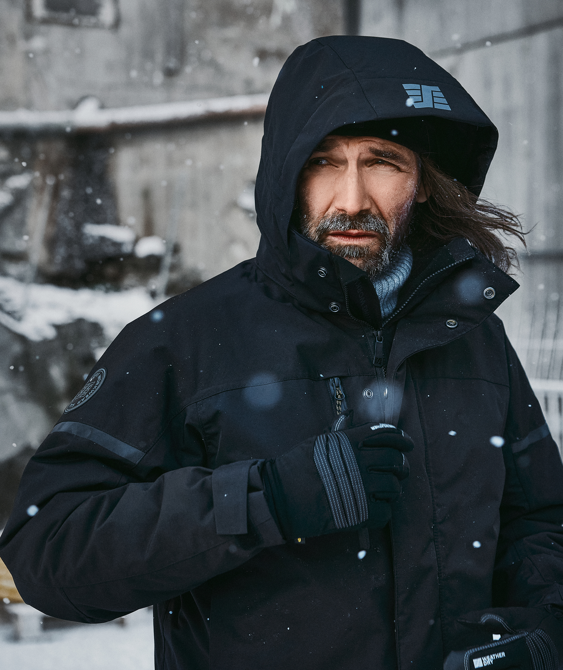 Snickers AllroundWork parka 1801, Black, large image number 7