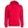 Clique Basic Hoody hoodie with full zipper, Red, Red, swatch