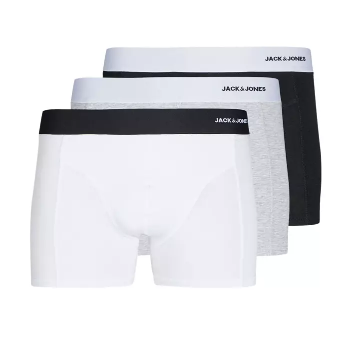 Jack & Jones JACSENSE 3-pack bambu boxershorts, White, large image number 0