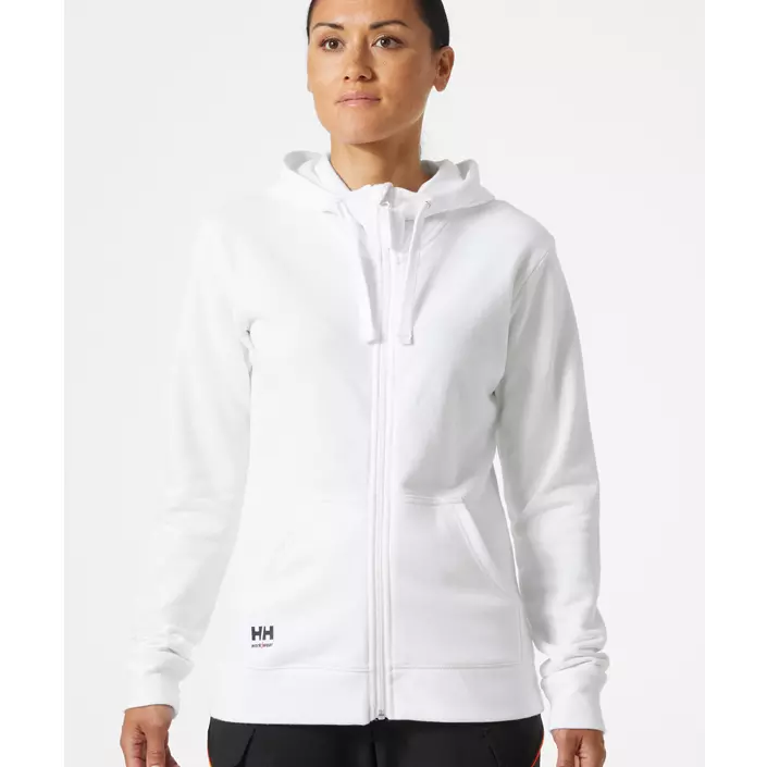 Helly Hansen Classic women's hoodie with zipper, White, large image number 1