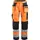 Snickers AllroundWork craftsman trousers 6230, Hi-Vis Orange/Steel Grey, Hi-Vis Orange/Steel Grey, swatch
