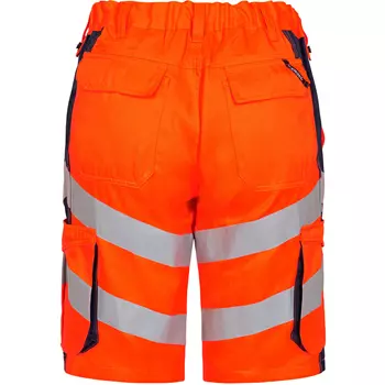 Engel Safety Light work shorts, Orange/Blue Ink