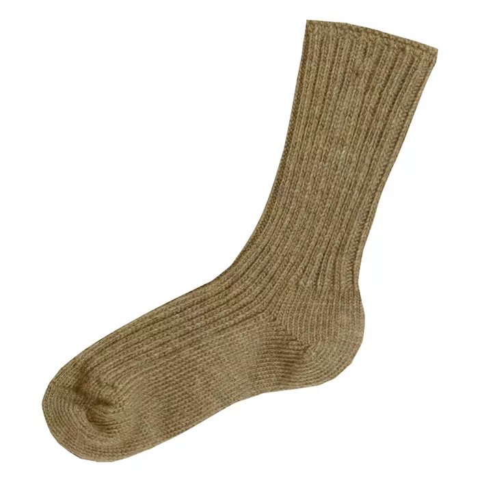 Joha uld strømper, Sand melange, large image number 0