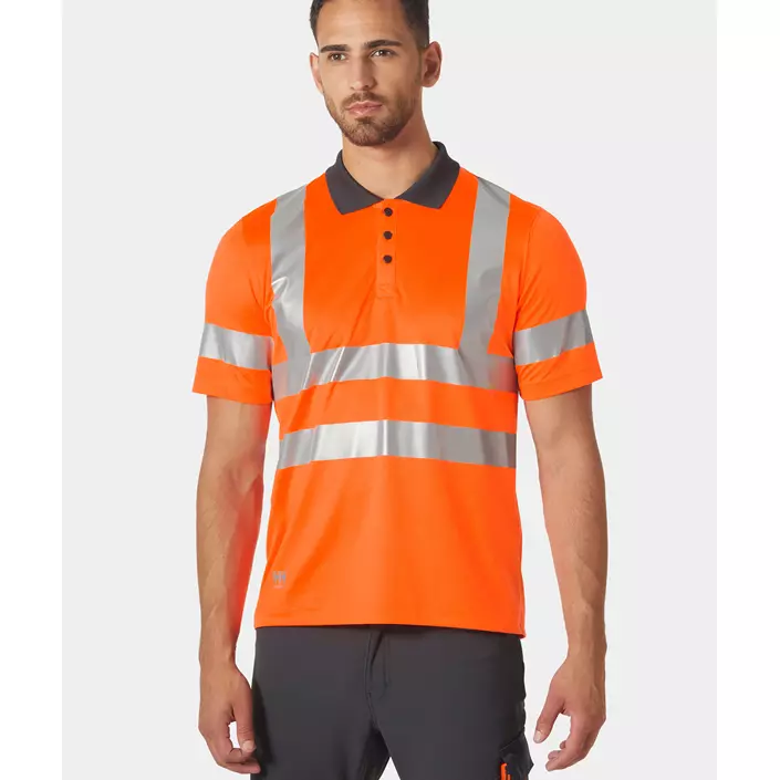 Helly Hansen Addvis Poloshirt, Orange, large image number 2