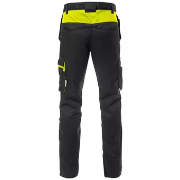 Fristads craftsman trousers 2595 STFP, Black/Hi-Vis Yellow