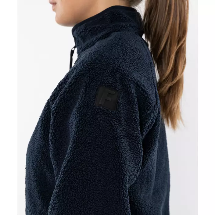 Fristads Copper women's fibre pile jacket, Dark Marine Blue, large image number 7