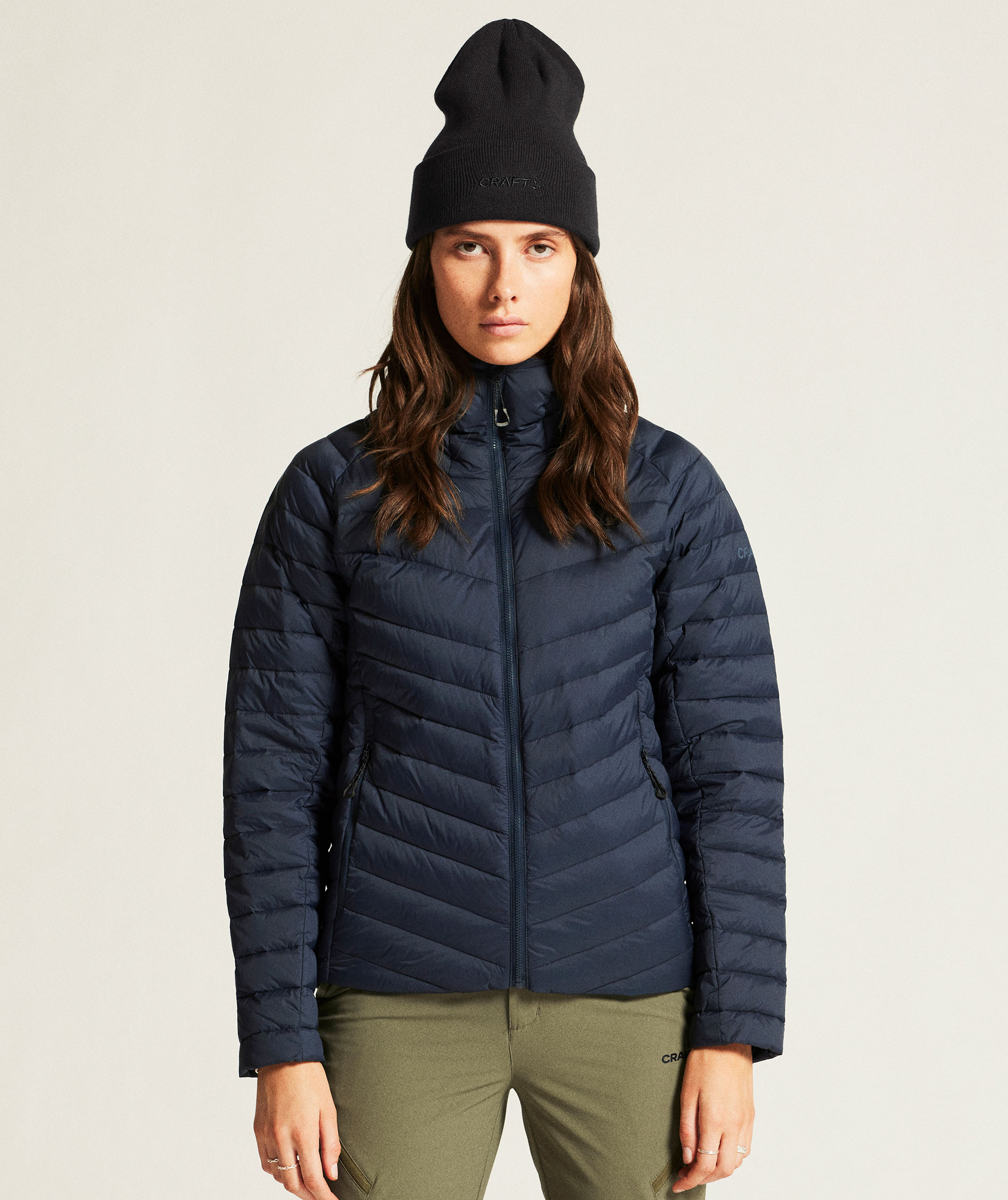 Craft ADV Explore Light women's down jacket, Blaze