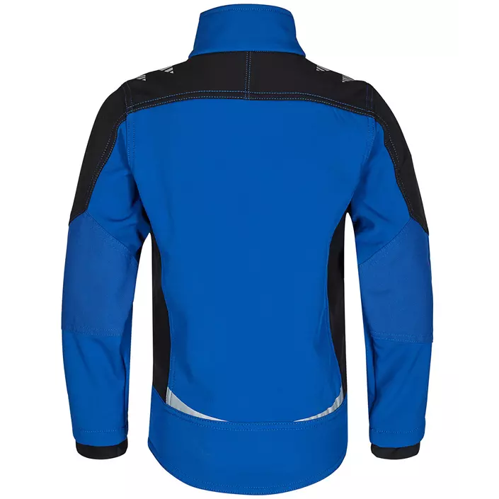 Engel Galaxy softshell jacket for kids, Surfer Blue/Black, large image number 1