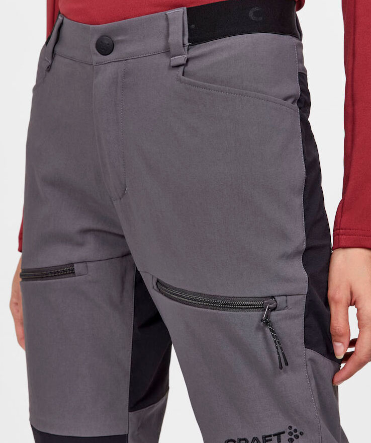 Craft Pro Explore Hiking women's trousers, Granite, large image number 4