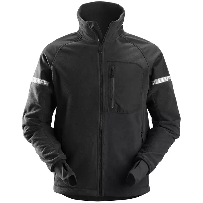 Snickers AllroundWork fleece jacket 8005, Black, large image number 0