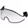 OX-ON Camp visir short, Clear, Clear, swatch