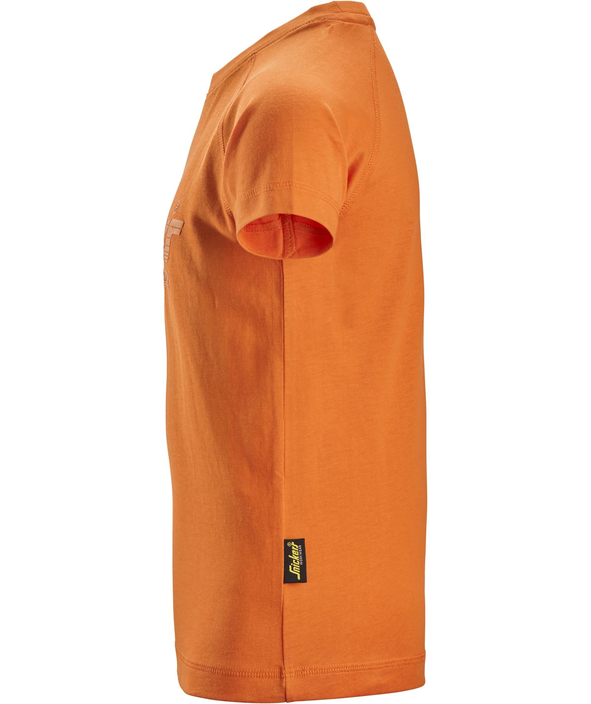 Snickers logo T-shirt 7514 till barn, Warm Orange, large image number 3
