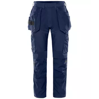 Fristads craftsman trousers 2596 LWS full stretch, Marine Blue