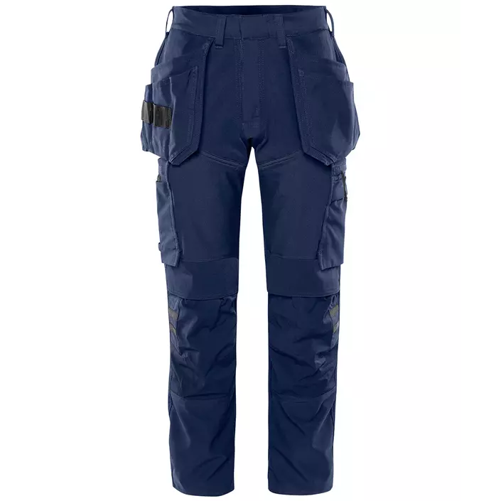 Fristads craftsman trousers 2596 LWS full stretch, Marine Blue, large image number 0