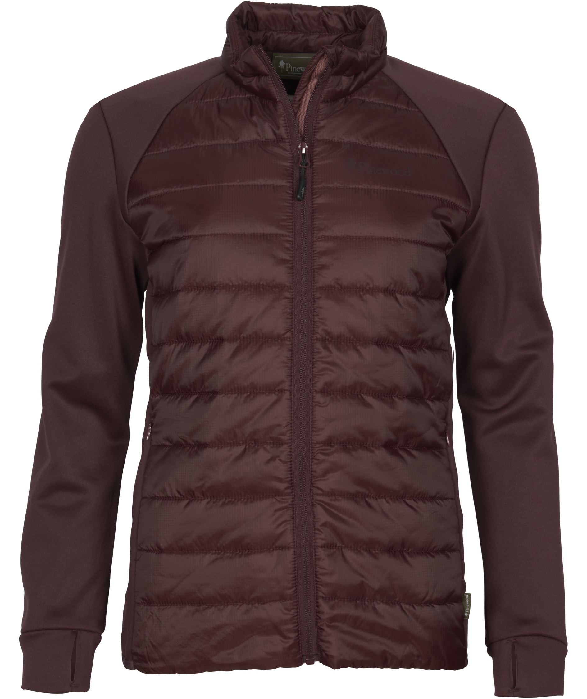 Pinewood&nbsp;Finnveden Hybrid dame power fleecejakke